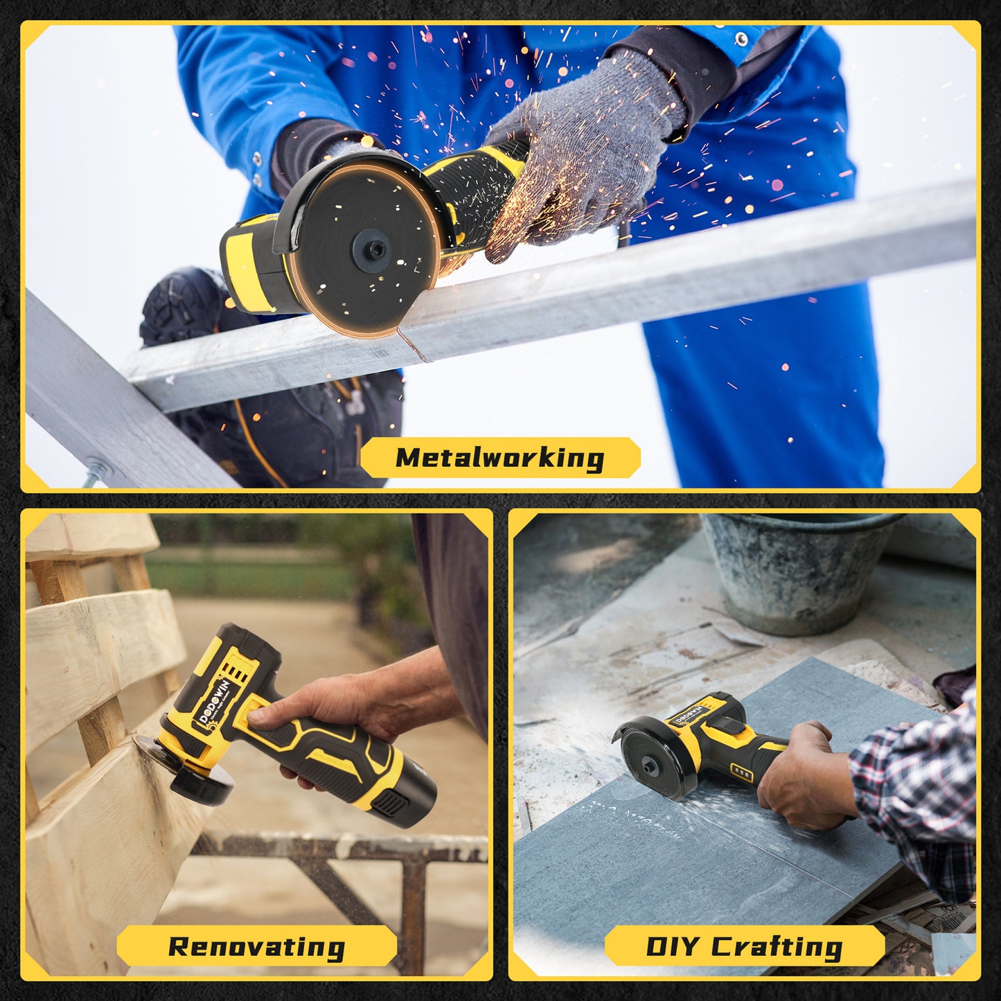 DODOWIN 12V Electric Polishing Grinding Machine
