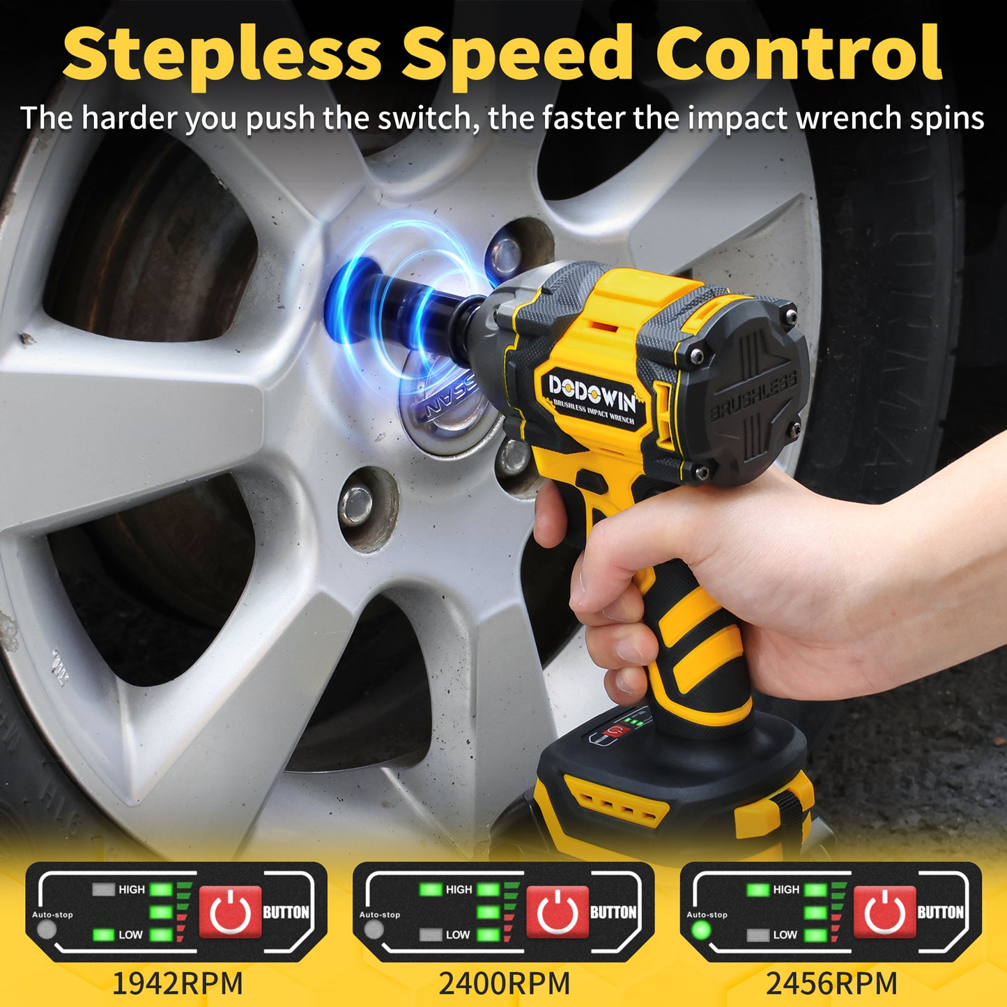 DODOWIN Cordless Impact Wrench