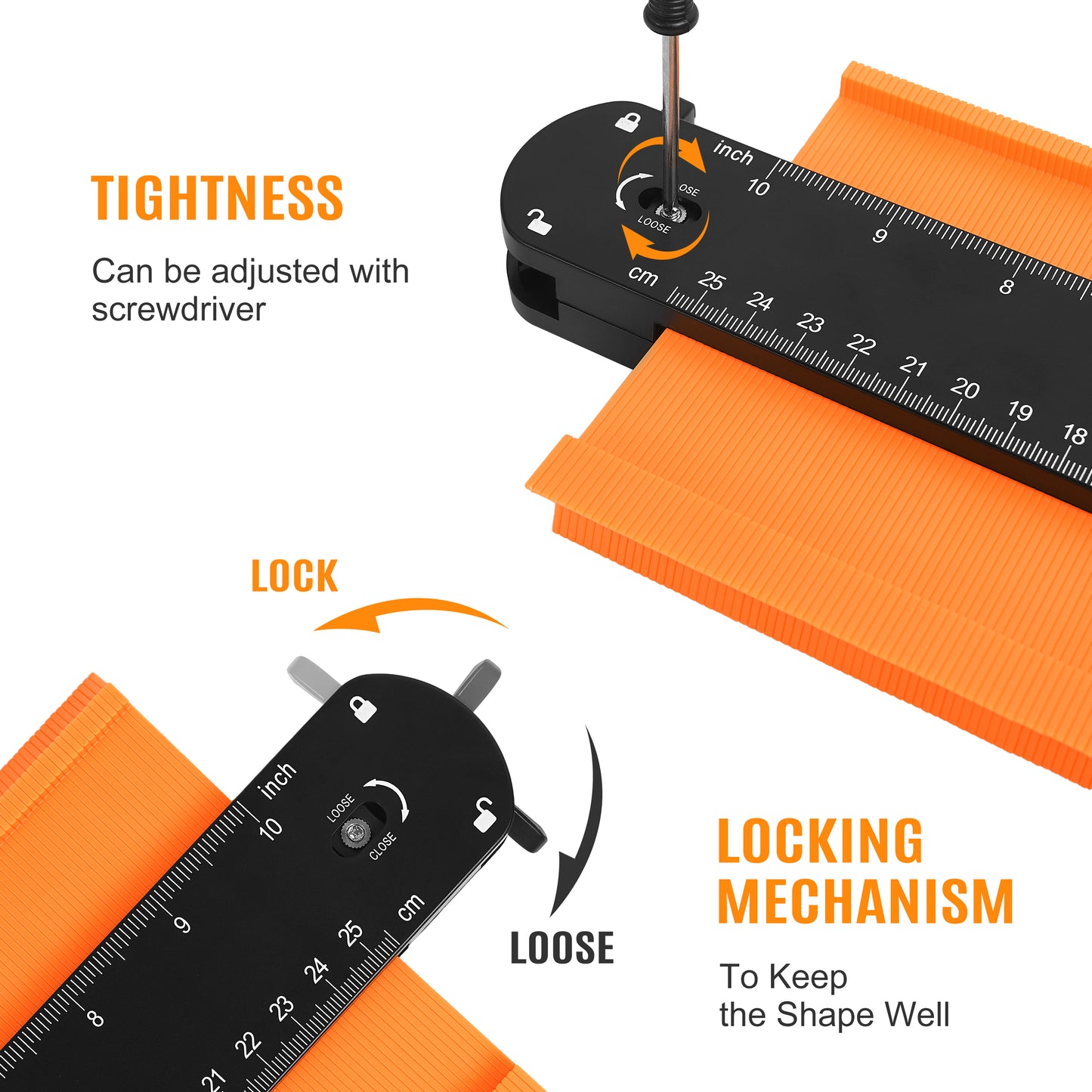 Connectable Contour Gauge 20 inch