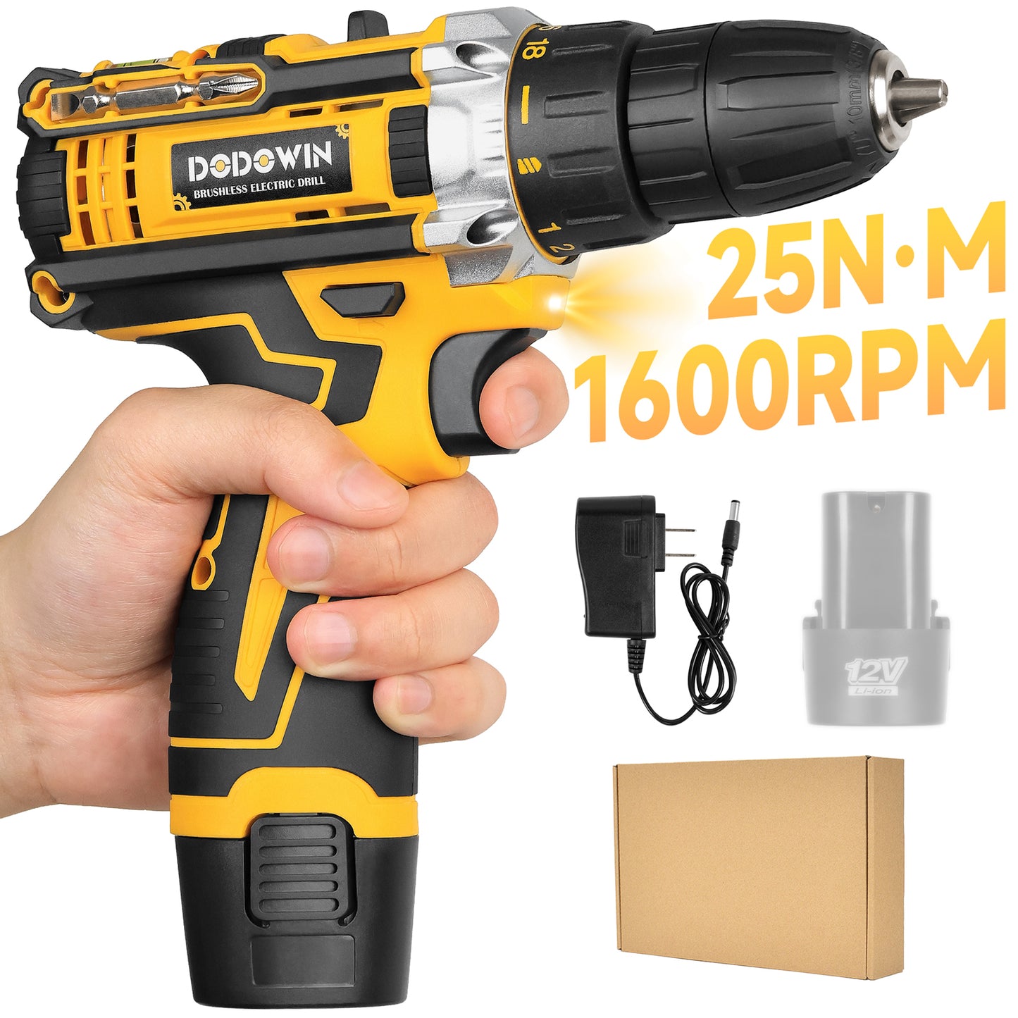 DODOWIN 12V Power Drill Set