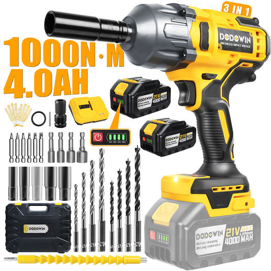 DODOWIN 1000N.m Impact Wrench Tool Set