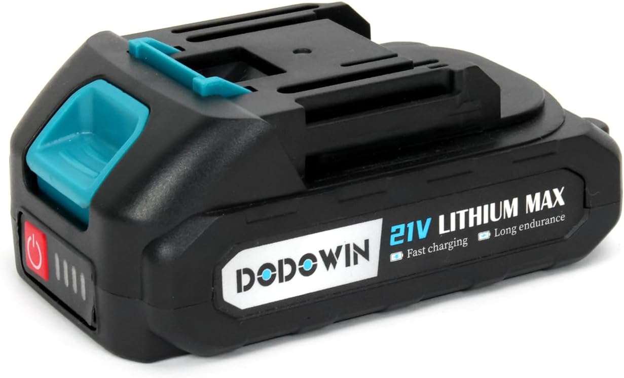 Power Tools Accessories 2000mah Battery,Suitable for DODOWIN Mini Chainsaw 6inch,Great for Wood Cutting,Garden Pruning