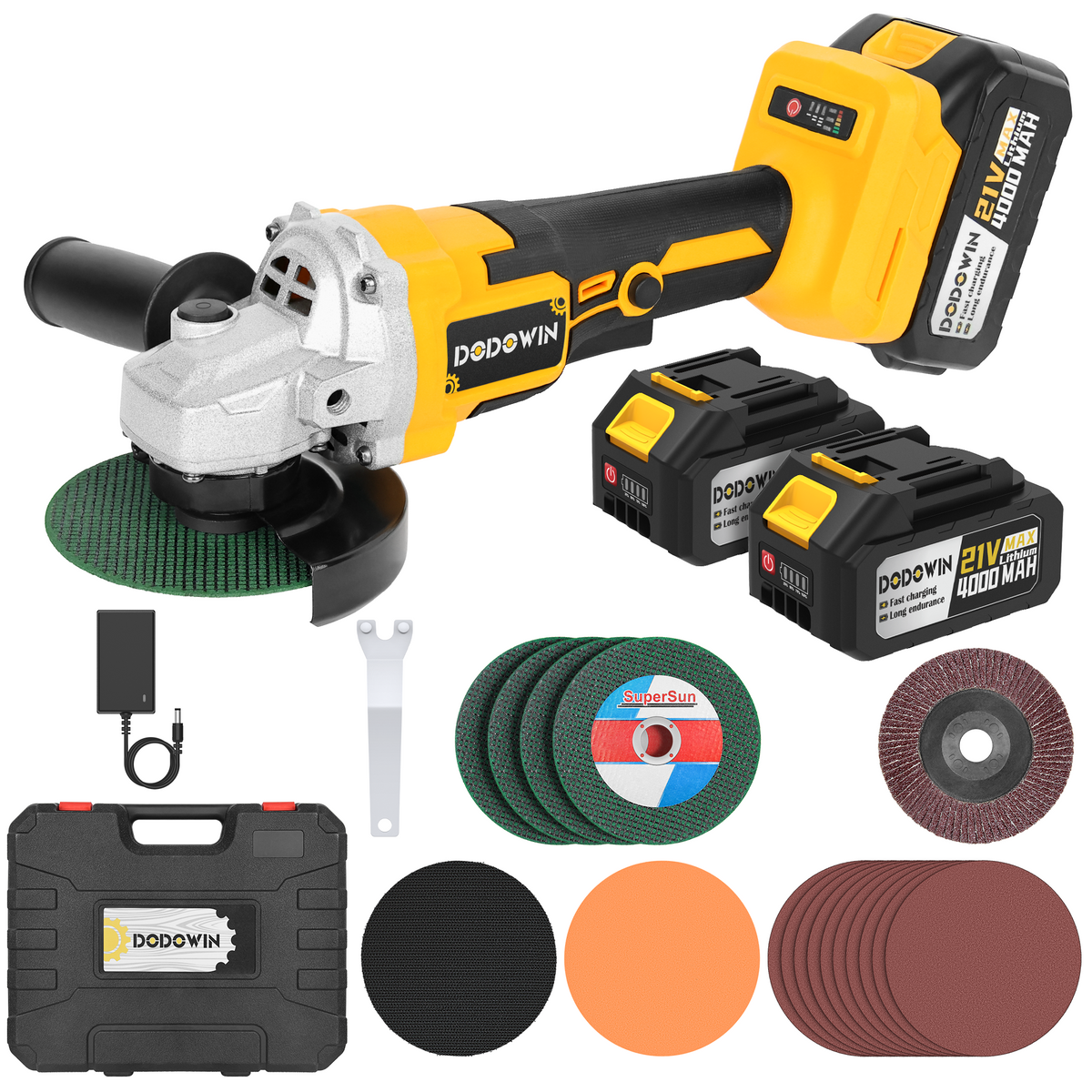 DODOWIN AG2 Cordless Angle Grinder Kit