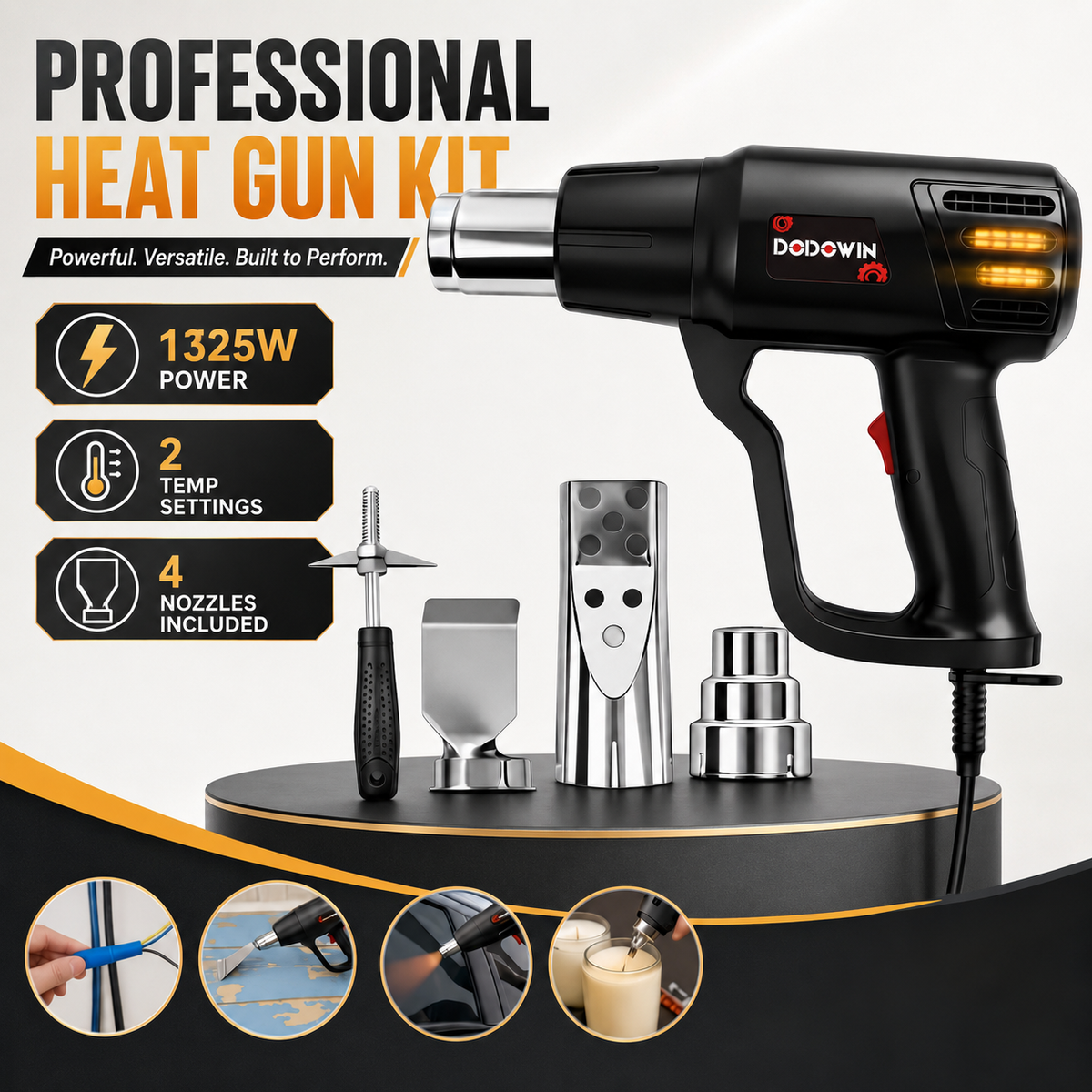 DODOWIN Heat Gun with US Plug Kit