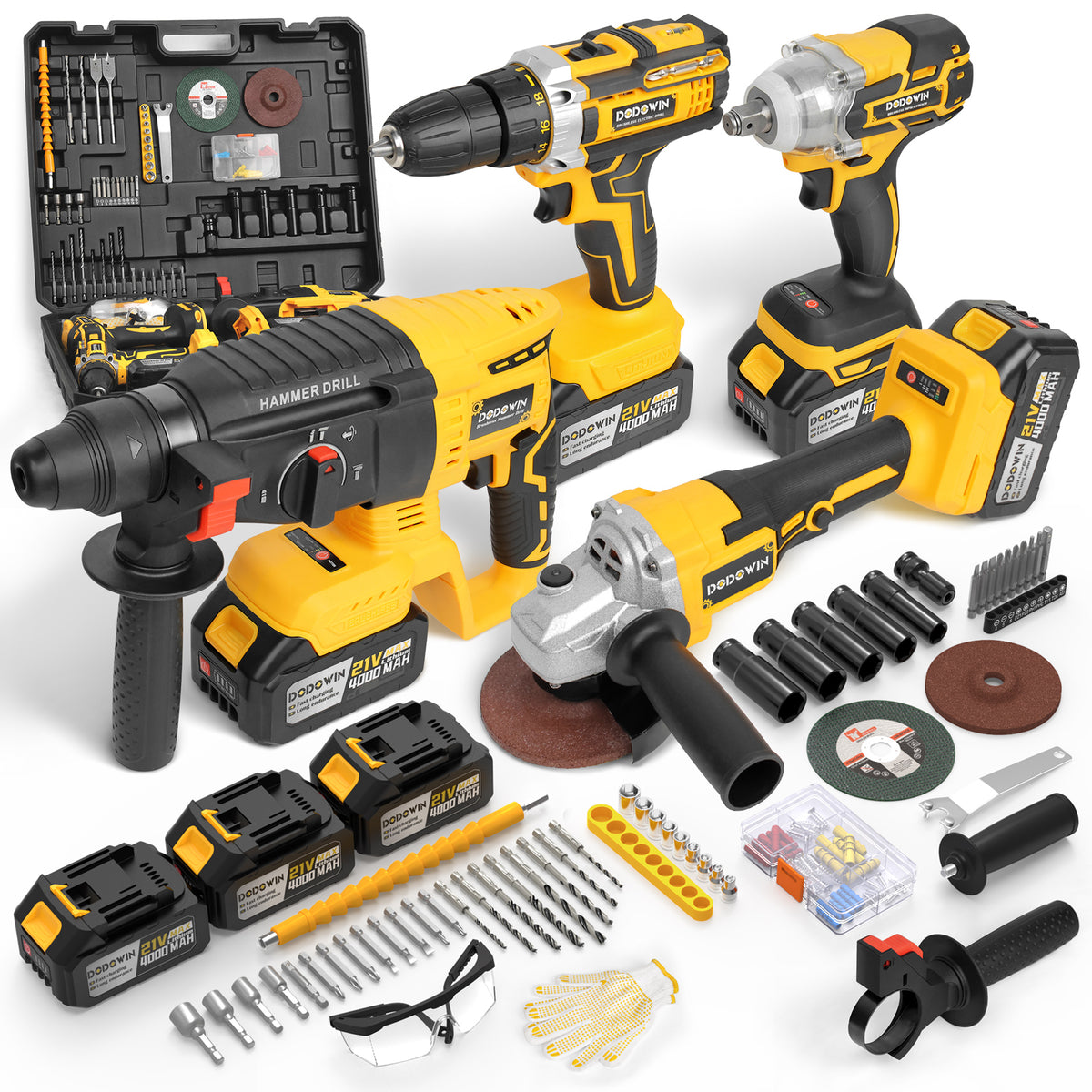 DODOWIN TC4 4-Tool Cordless Combo Kit