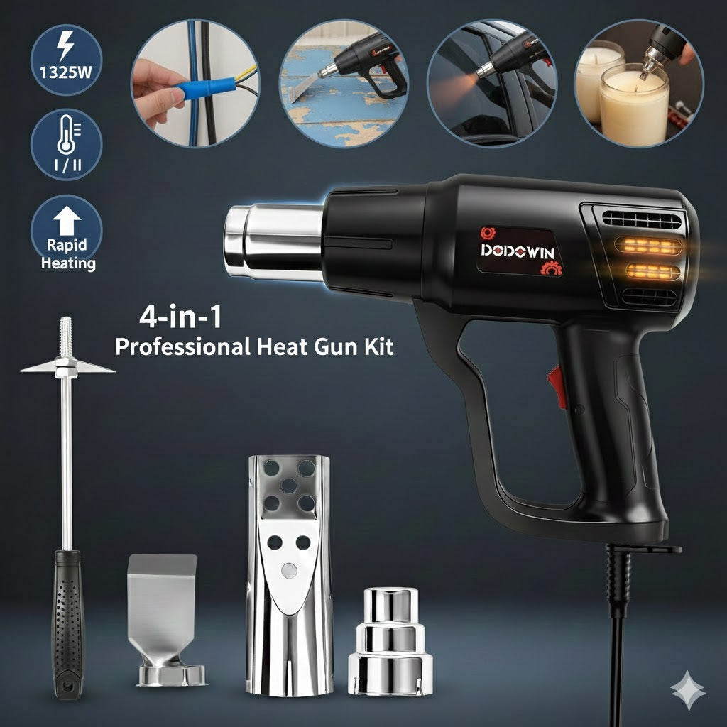 DODOWIN Heat Gun with US Plug Kit