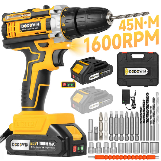 DODOWIN 21V Cordless Impact Drill Set