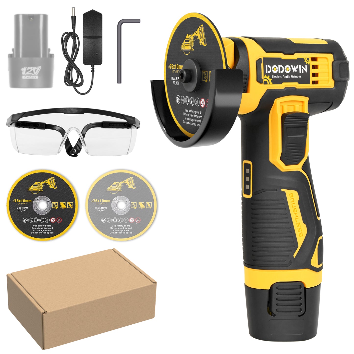 DODOWIN 12V Electric Polishing Grinding Machine