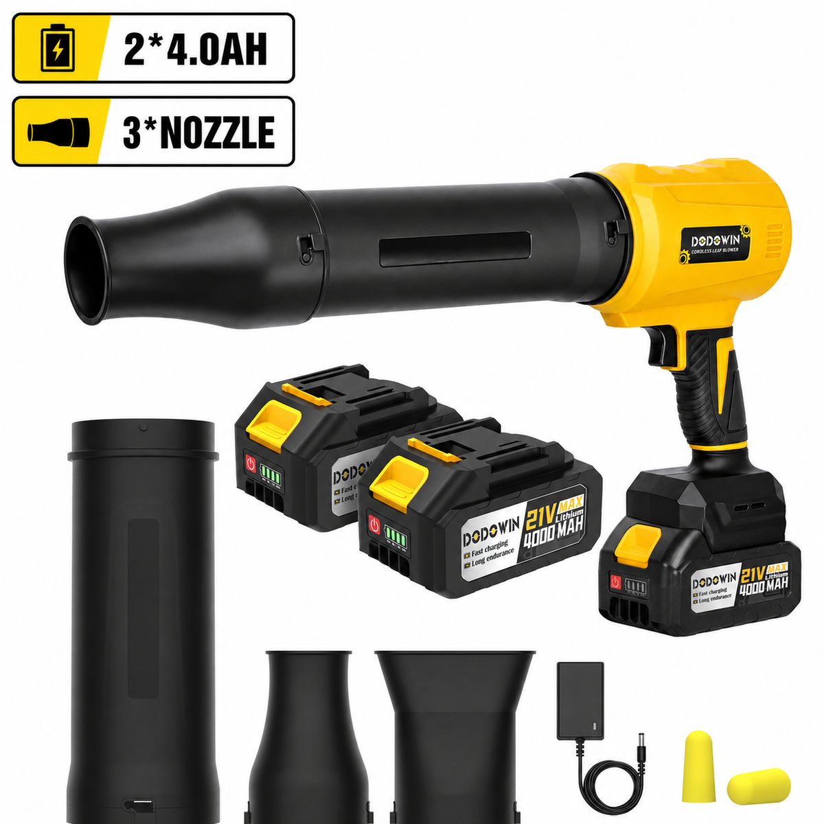 DODOWIN LB6 Cordless Leaf Blower Kit